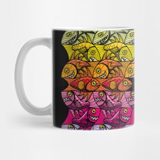 Escher style fish II Mug